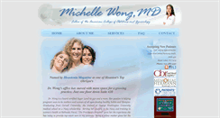 Desktop Screenshot of michellewongmd.com